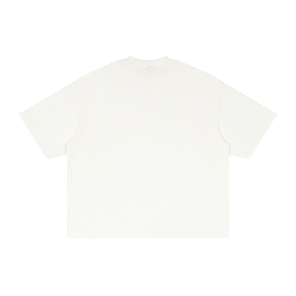 TONKD Textured Waffle Washed Boxy T-Shirt