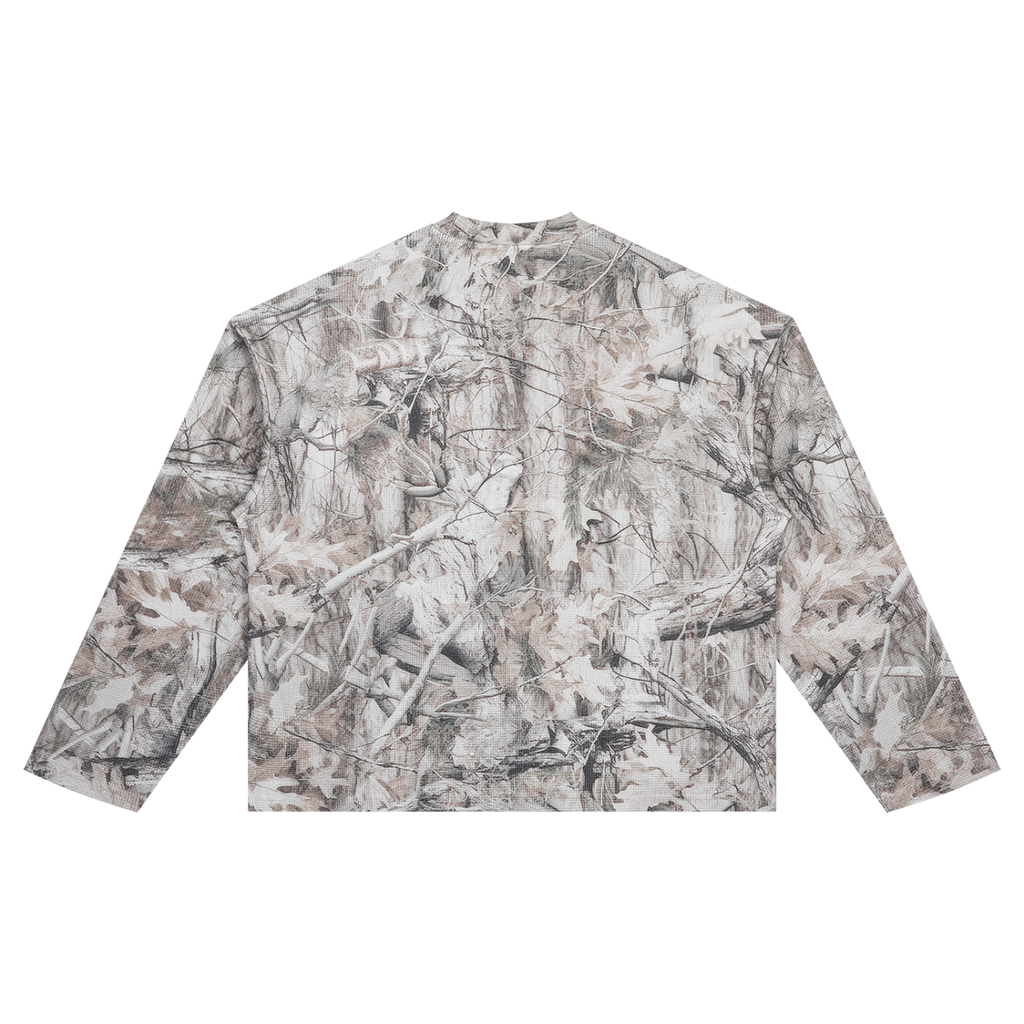 TONKD WAFFLE CAMO LONG SLEEVE