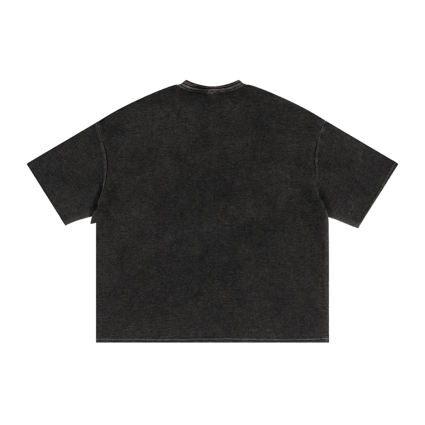TONKD Textured Waffle Washed Boxy T-Shirt