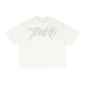 TONKD Textured Waffle Washed Boxy T-Shirt