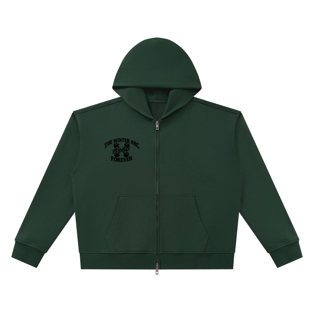 TONKD BODYBUILDING OVERSIZED ZIP UP